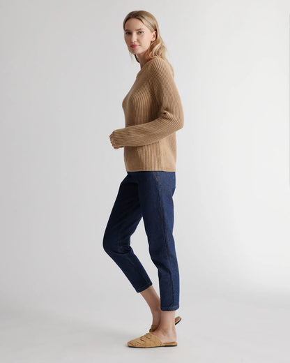 100% Organic Cotton Fisherman Crew Sweater - US 6577