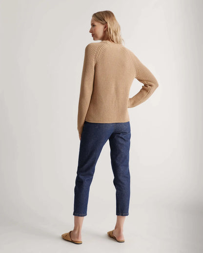 100% Organic Cotton Fisherman Crew Sweater - US 6577
