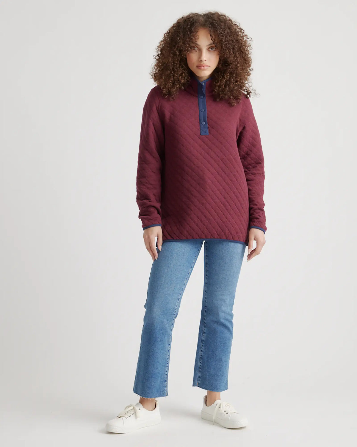 Reversible Quilted Pullover - US 7814
