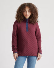 Burgundy/Ivory