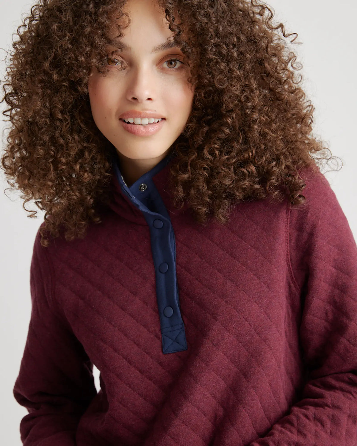 Reversible Quilted Pullover - US 7814