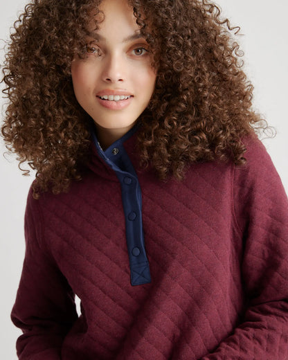 Reversible Quilted Pullover - US 7814