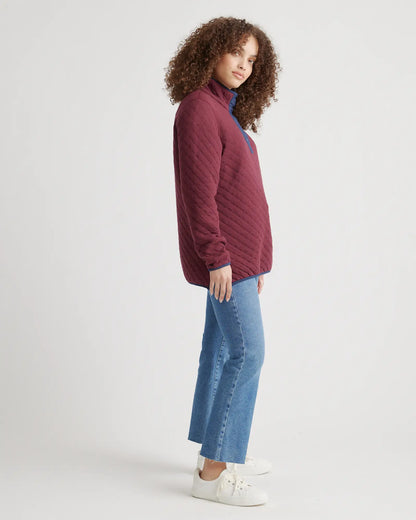 Reversible Quilted Pullover - US 7814