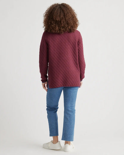 Reversible Quilted Pullover - US 7814