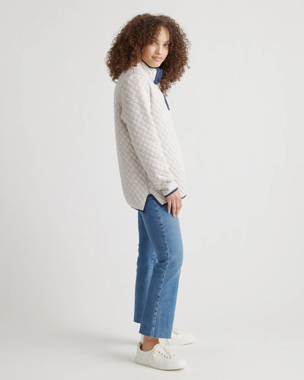 Reversible Quilted Pullover - US 7814