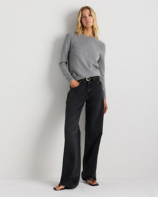 Mongolian Cashmere Crewneck Sweater - US 9413