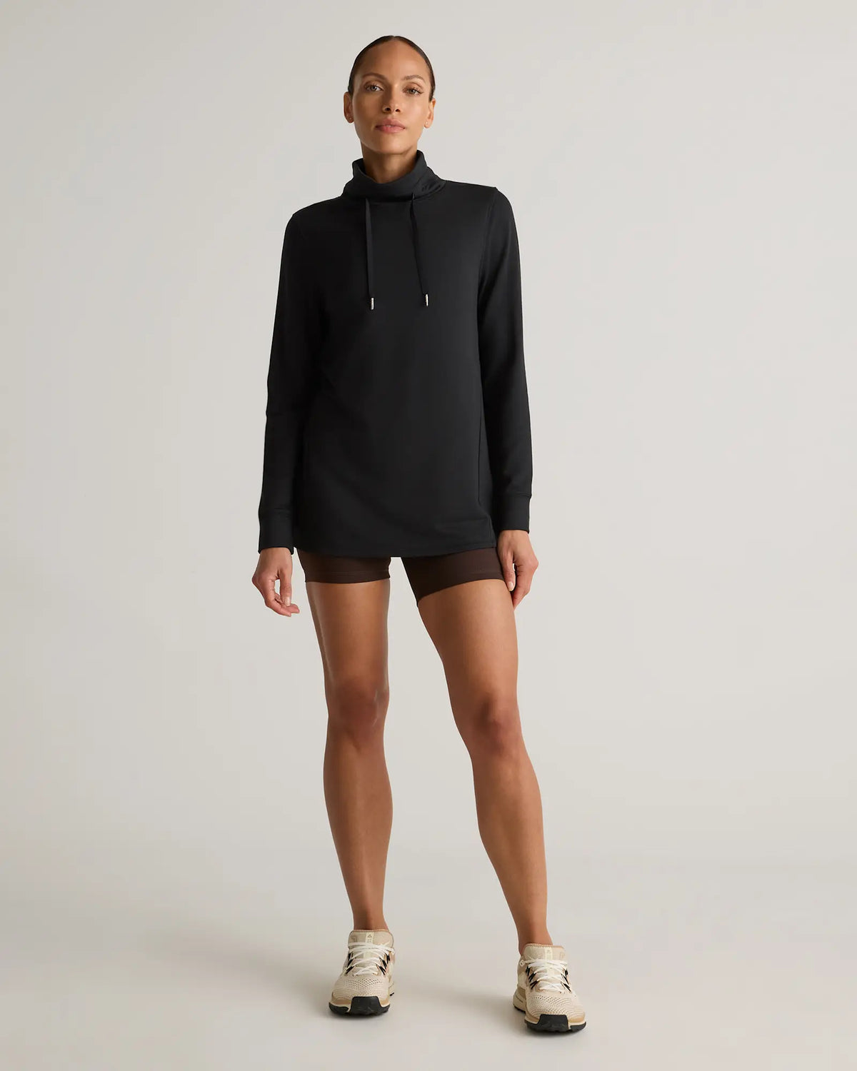 SuperSoft Fleece Mock Neck Pullover - US 4288