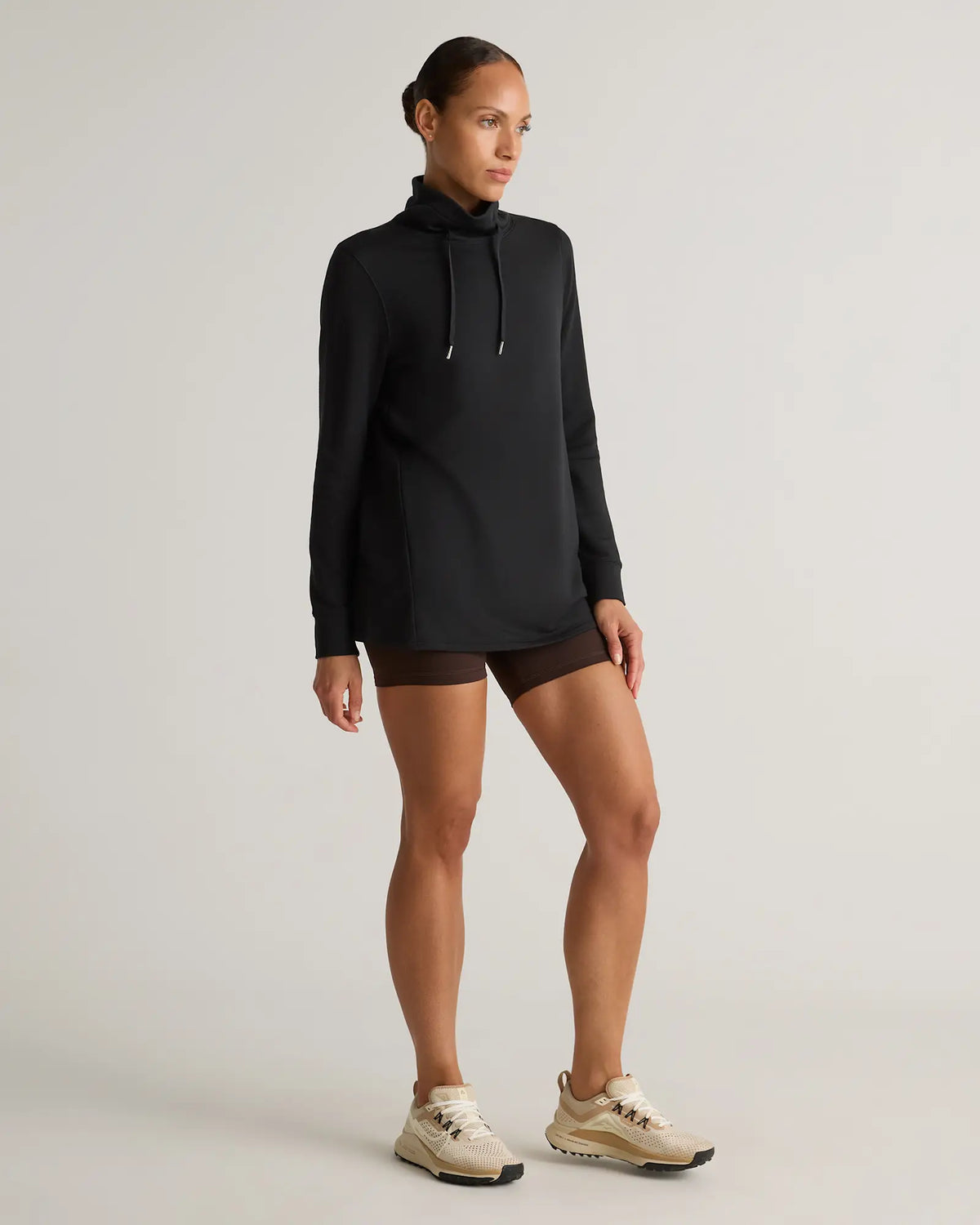 SuperSoft Fleece Mock Neck Pullover - US 4288