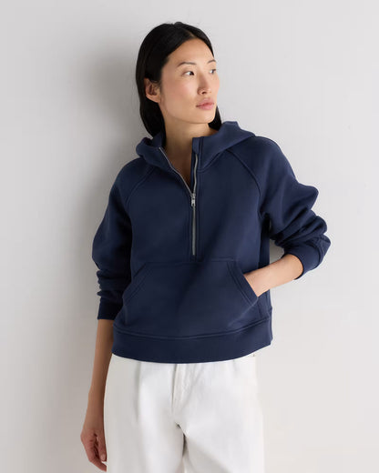 Everyday Fleece Cropped Half Zip Hoodie - US 5086