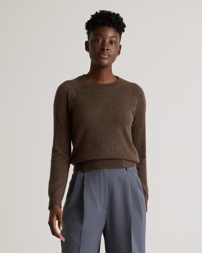 Mongolian Shrunken Cashmere Sweatshirt - US 4079