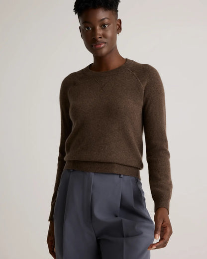 Mongolian Shrunken Cashmere Sweatshirt - US 4079