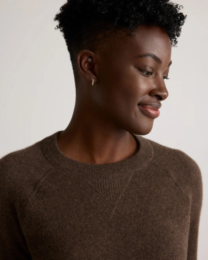 Mongolian Shrunken Cashmere Sweatshirt - US 4079