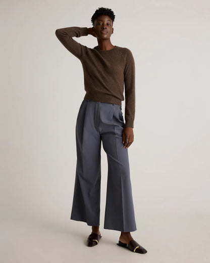 Mongolian Shrunken Cashmere Sweatshirt - US 4079