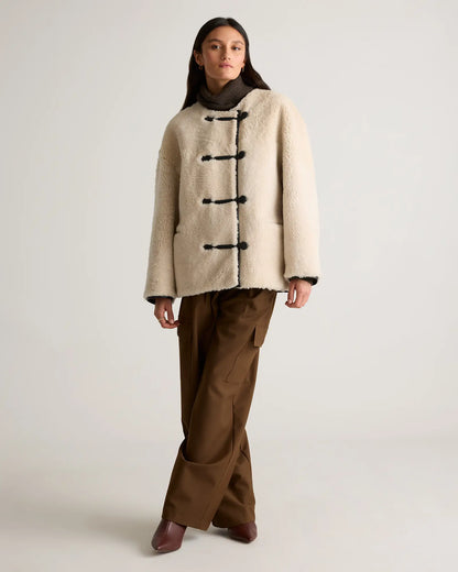 100% Shearling Duffle Jacket - US 5258