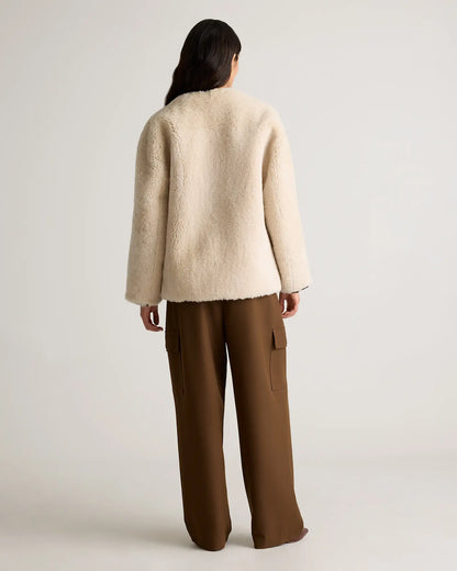 100% Shearling Duffle Jacket - US 5258