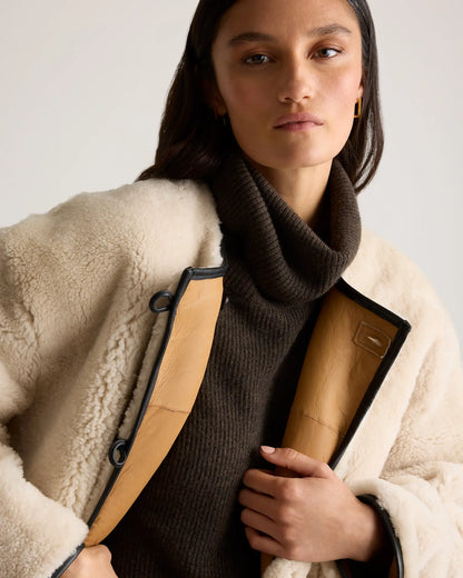 100% Shearling Duffle Jacket - US 5258