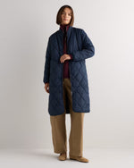 Featherless Quilted Puffer Long Coat - US 5371