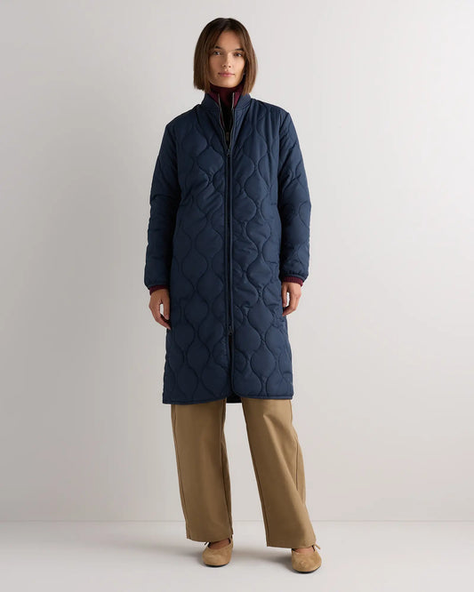 Featherless Quilted Puffer Long Coat - US 5371
