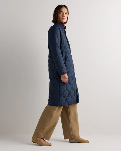 Featherless Quilted Puffer Long Coat - US 5371