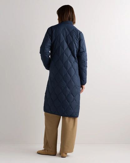 Featherless Quilted Puffer Long Coat - US 5371