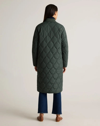 Featherless Quilted Puffer Long Coat - US 7366
