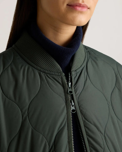 Featherless Quilted Puffer Long Coat - US 7366