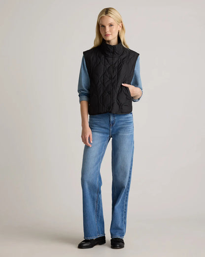 Featherless Quilted Puffer Vest - US 3956
