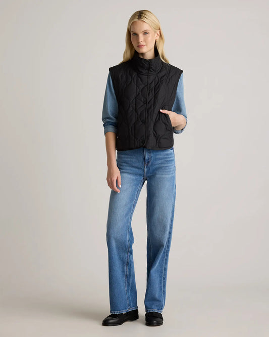 Featherless Quilted Puffer Vest - US 3956