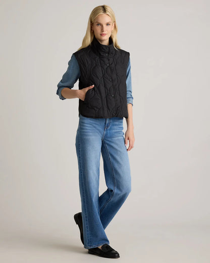 Featherless Quilted Puffer Vest - US 3956