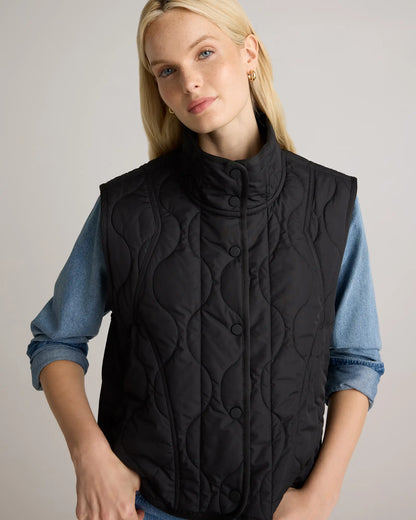 Featherless Quilted Puffer Vest - US 3956