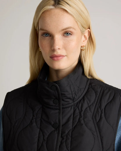 Featherless Quilted Puffer Vest - US 3956