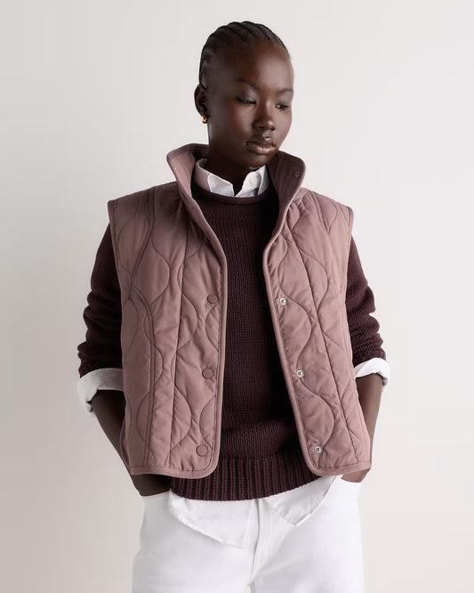Featherless Quilted Puffer Vest - US 4356