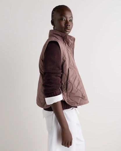 Featherless Quilted Puffer Vest - US 4356