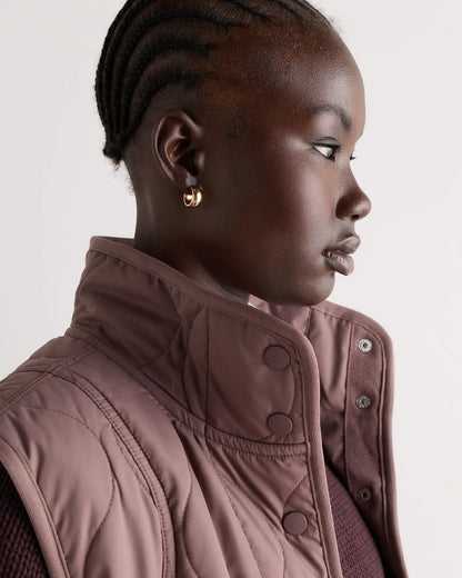 Featherless Quilted Puffer Vest - US 4356