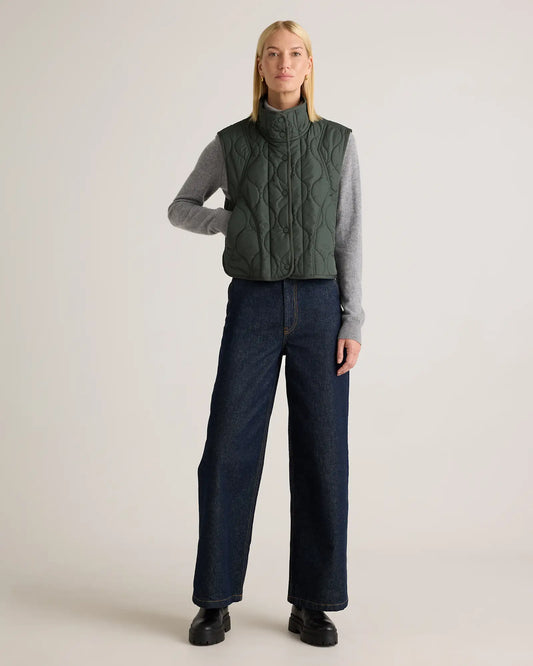 Featherless Quilted Puffer Vest - US 8765