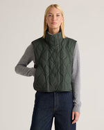 Featherless Quilted Puffer Vest - US 8765