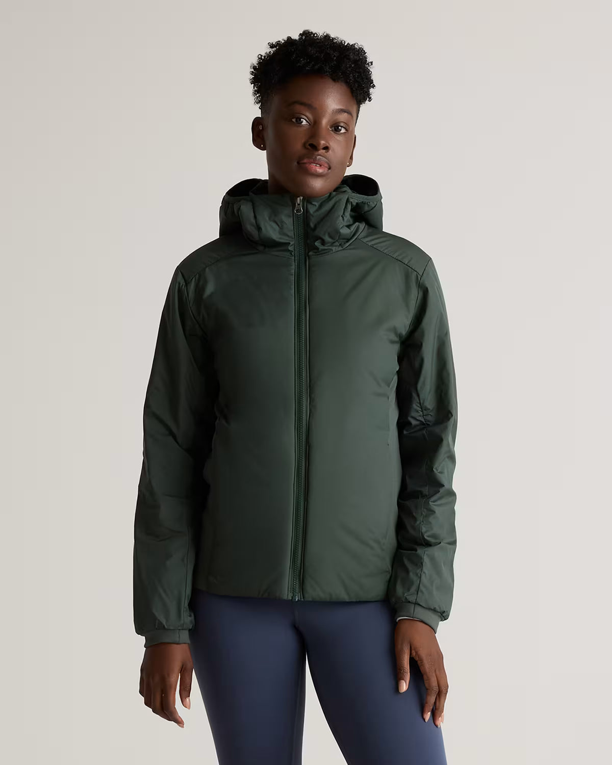 Hybrid Insulated Lightweight Hooded Jacket - US 4114