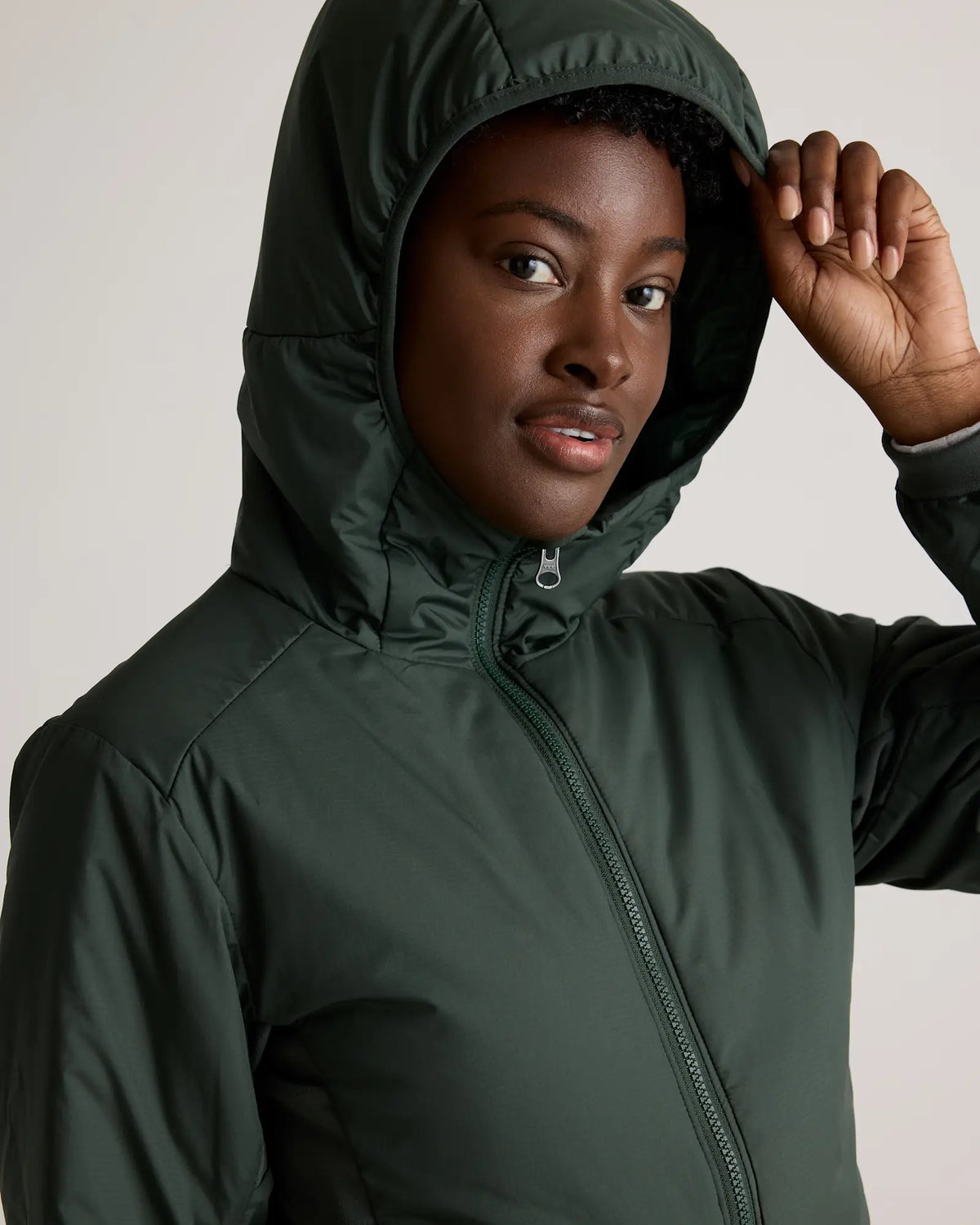 Hybrid Insulated Lightweight Hooded Jacket - US 4114