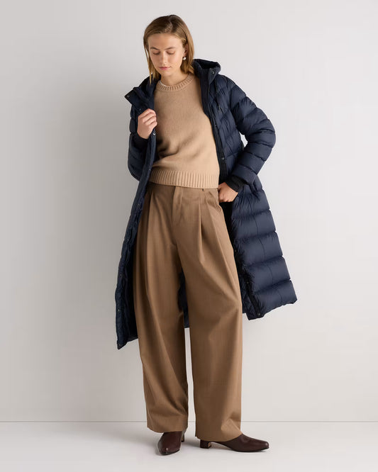 Responsible Down Belted Puffer Maxi Coat - US 4039