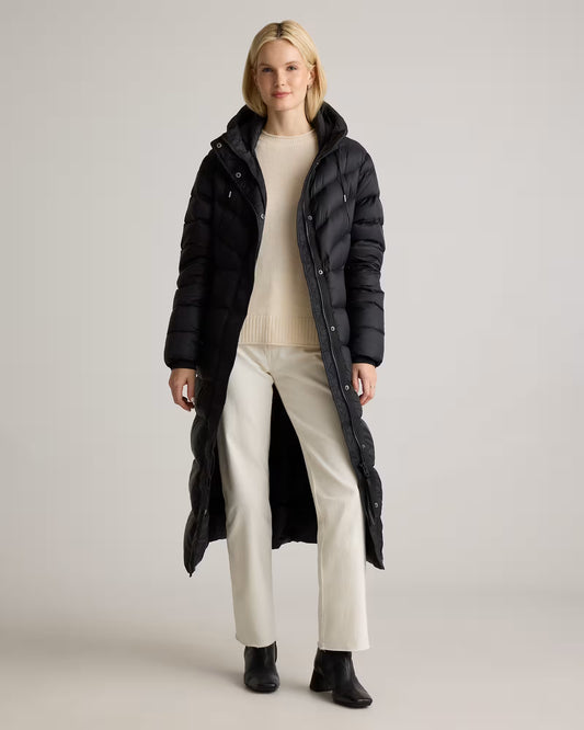 Responsible Down Belted Puffer Maxi Coat - US 6511