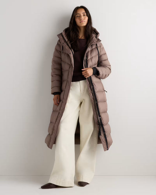 Responsible Down Belted Puffer Maxi Coat - US 4170