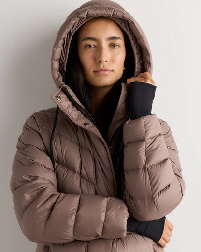 Responsible Down Belted Puffer Maxi Coat - US 4170