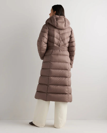 Responsible Down Belted Puffer Maxi Coat - US 4170