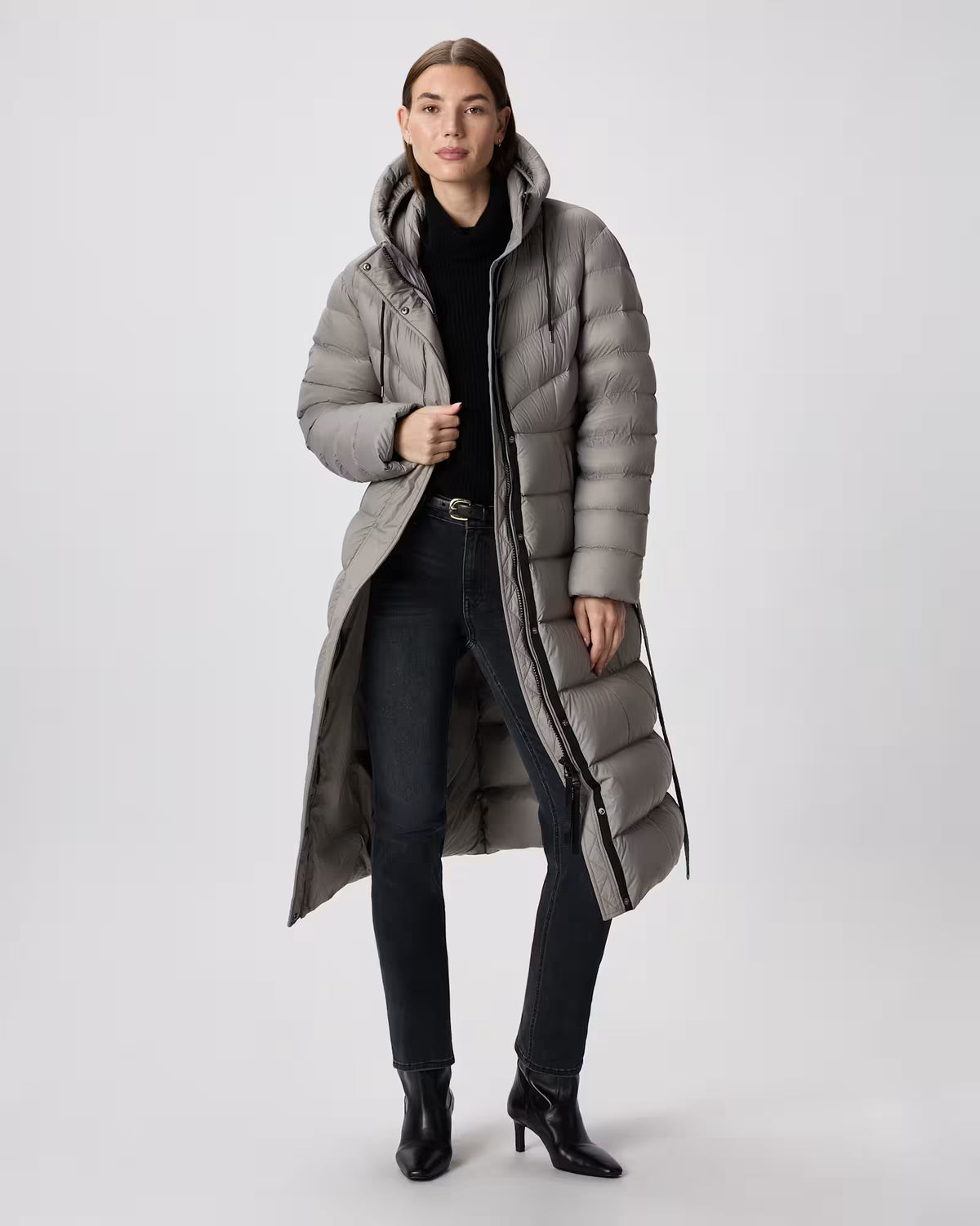 Responsible Down Belted Puffer Maxi Coat - US 1460