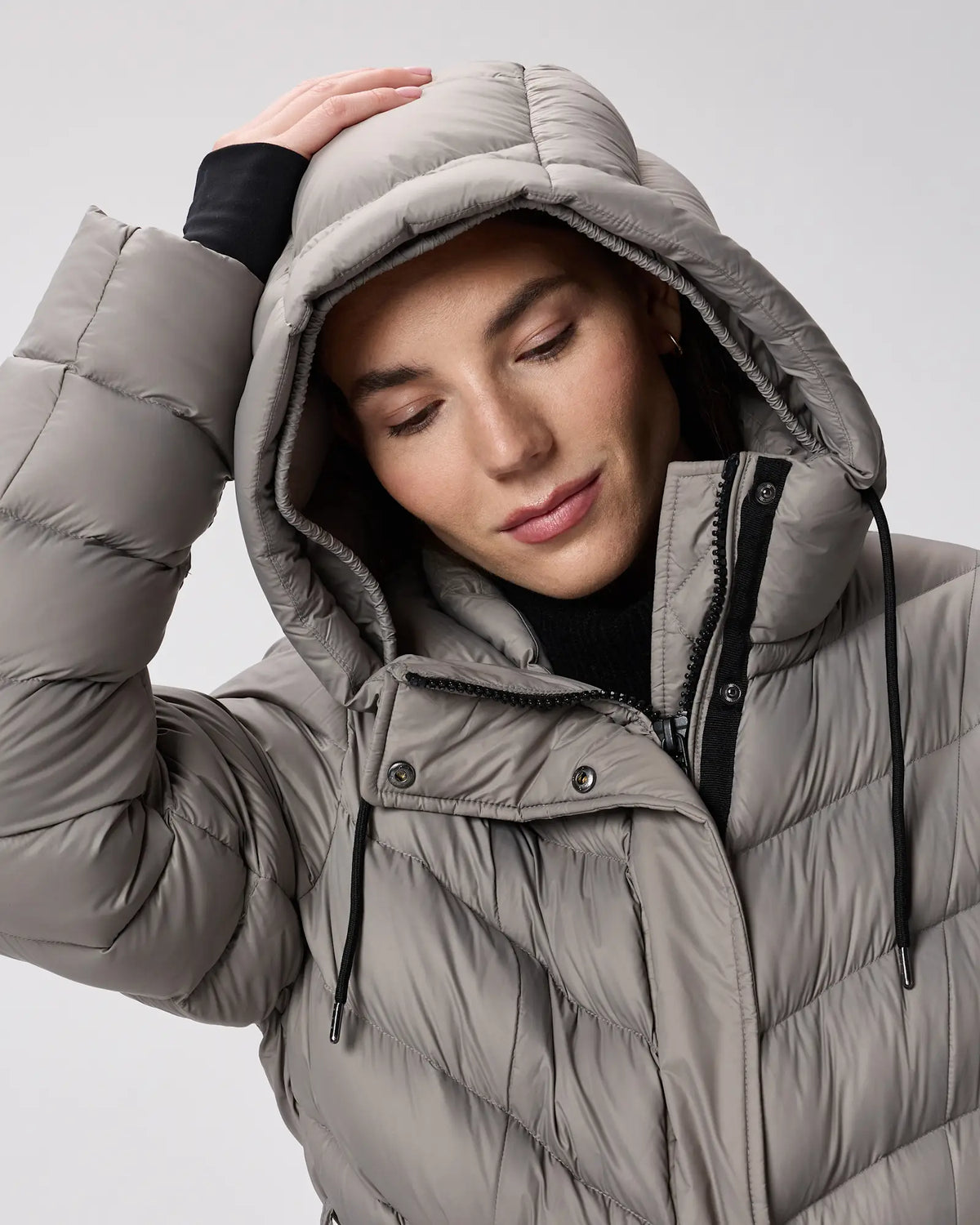 Responsible Down Belted Puffer Maxi Coat - US 1460