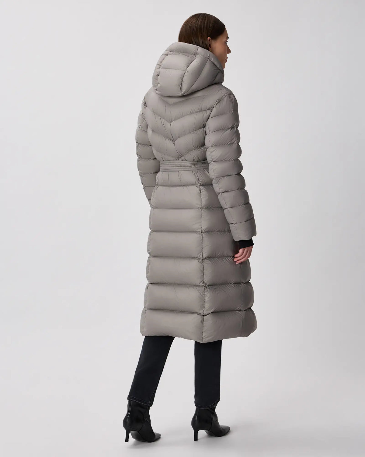 Responsible Down Belted Puffer Maxi Coat - US 1460