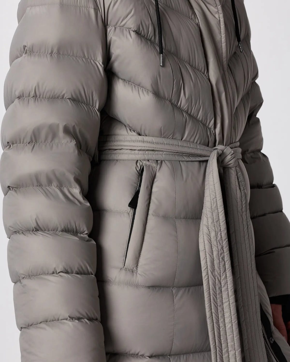 Responsible Down Belted Puffer Maxi Coat - US 1460