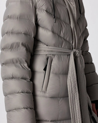 Responsible Down Belted Puffer Maxi Coat - US 1460