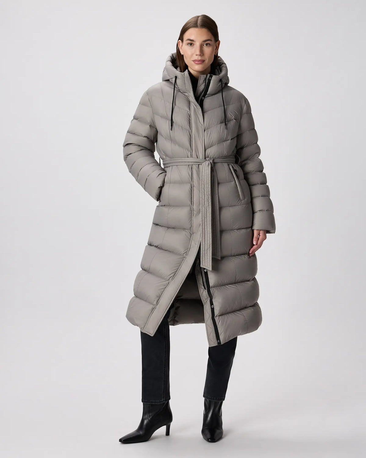 Responsible Down Belted Puffer Maxi Coat - US 1460
