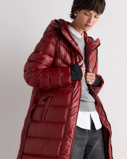 Responsible Down Belted Puffer Maxi Coat - US 7037